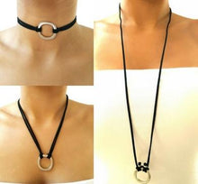 Load image into Gallery viewer, FIERCE Versatile faux suede Bracelet, Necklace &amp; Choker 1 Circle - Turquoise - No Memo