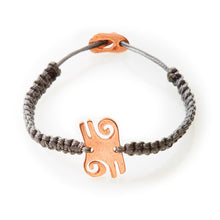 Load image into Gallery viewer, ICON Macrame Bracelet Brave - Grey - No Memo