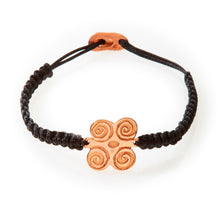 Load image into Gallery viewer, ICON Macrame Bracelet Strength - Black - No Memo