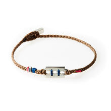 Load image into Gallery viewer, LEGEND Braided Bracelet Razor Blade - Bronze - No Memo