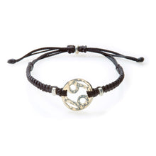 Load image into Gallery viewer, SPIRIT Macrame Bracelet Cancer - Black - No Memo