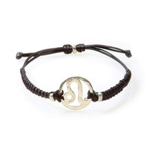 Load image into Gallery viewer, SPIRIT Macrame Bracelet Leo - Black - No Memo