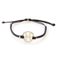 Load image into Gallery viewer, SPIRIT Macrame Bracelet Pisces - Black - No Memo